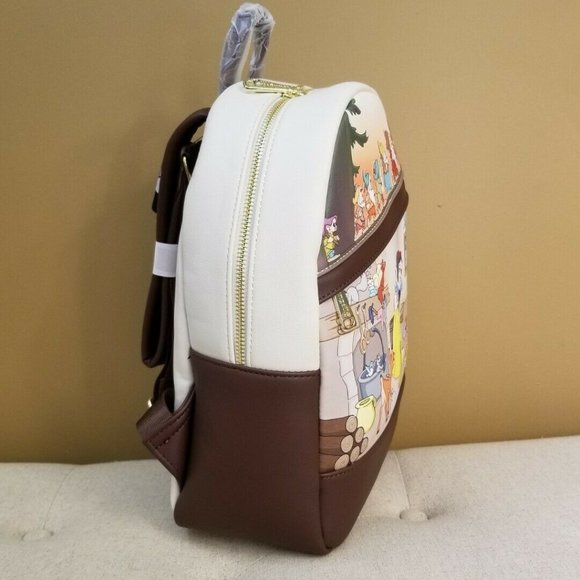 Loungefly Disney Snow White Seven Dwarfs Animal Backpack NEW main image 5